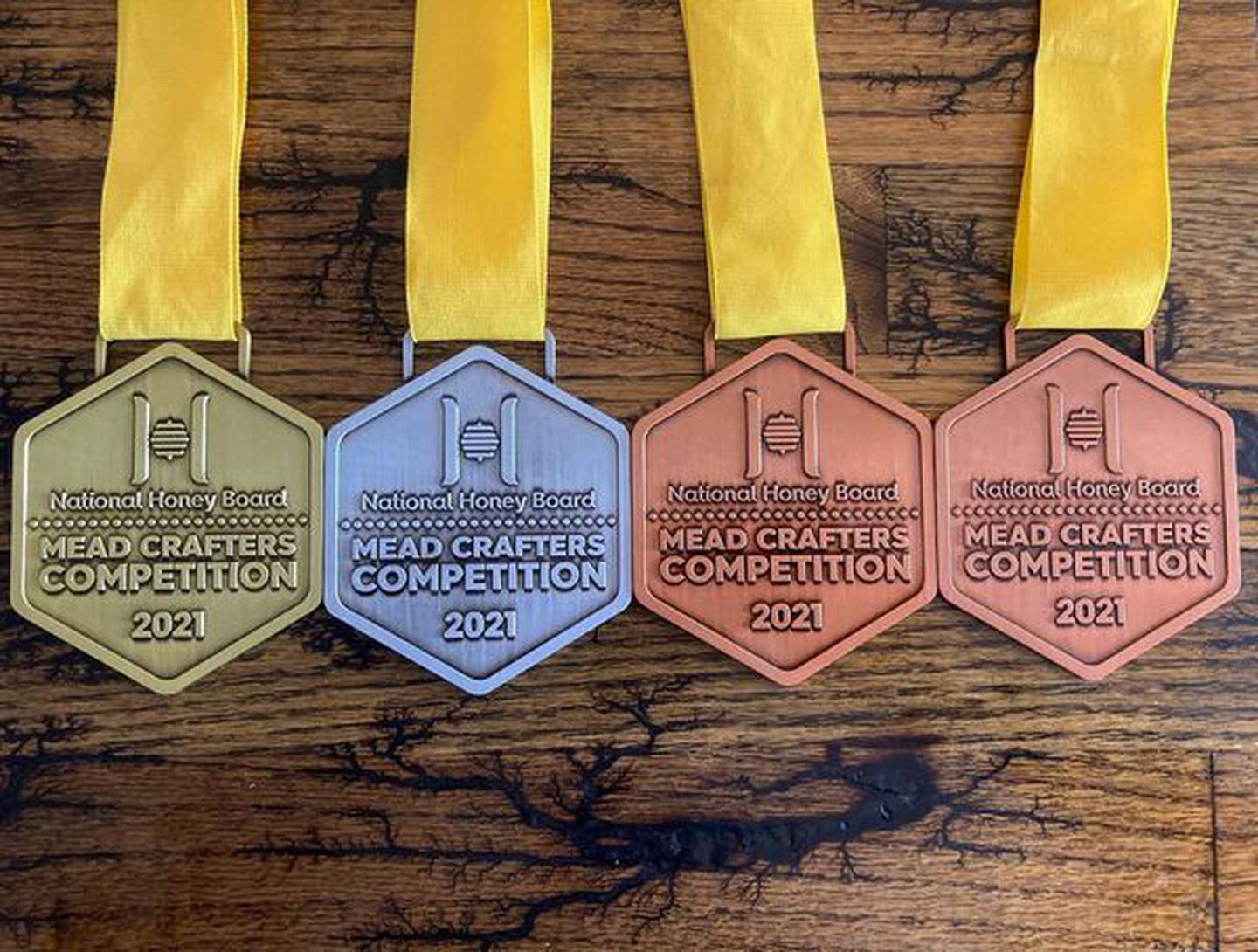 Mead crafters competition medals